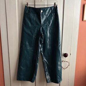 Maeve Teal Cropped Pants
